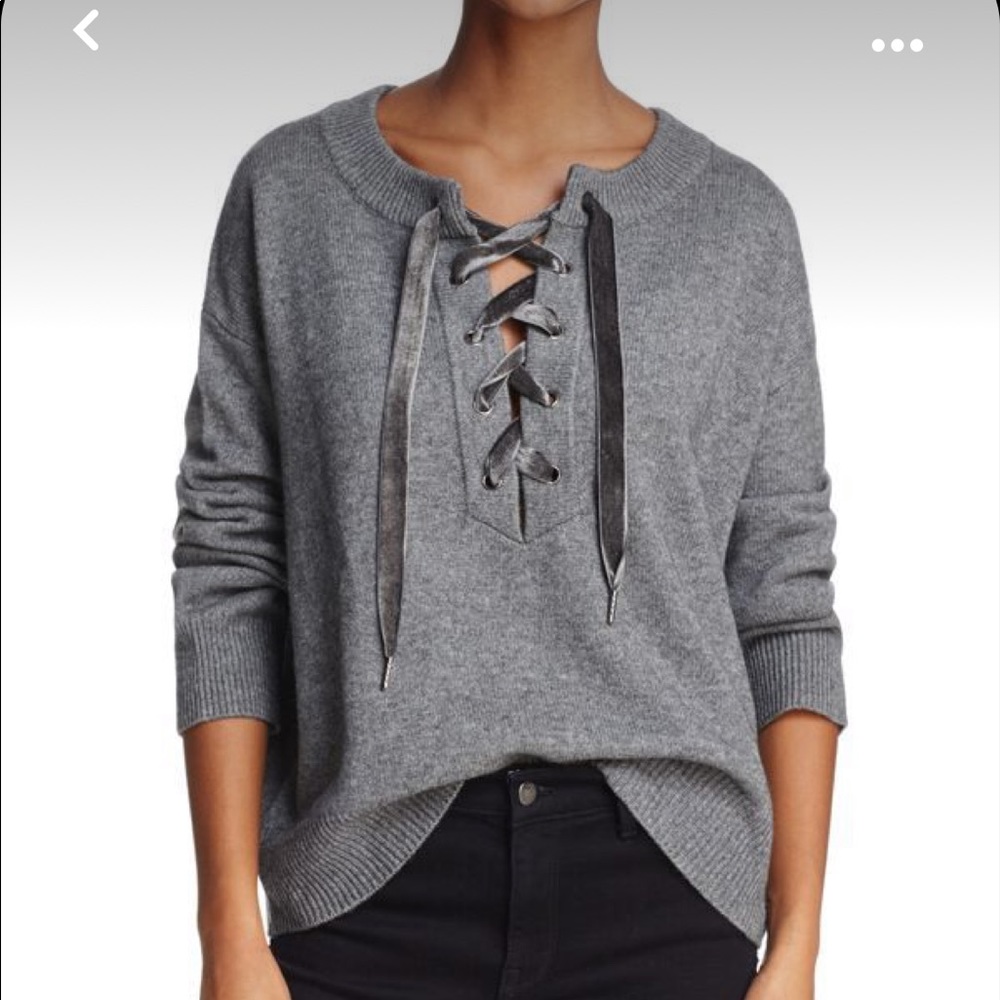 Rails Olivia Ash Cashmere Wool sweater, size XS